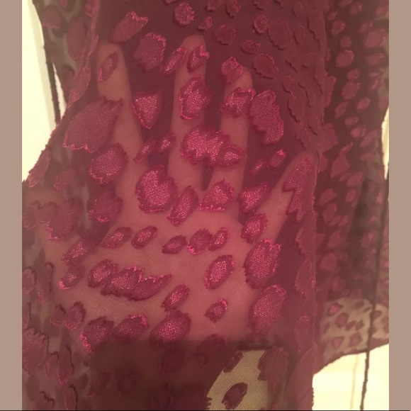 Gilligan O' Malley Wine Red Lingerie Size Medium - Picture 4 of 6